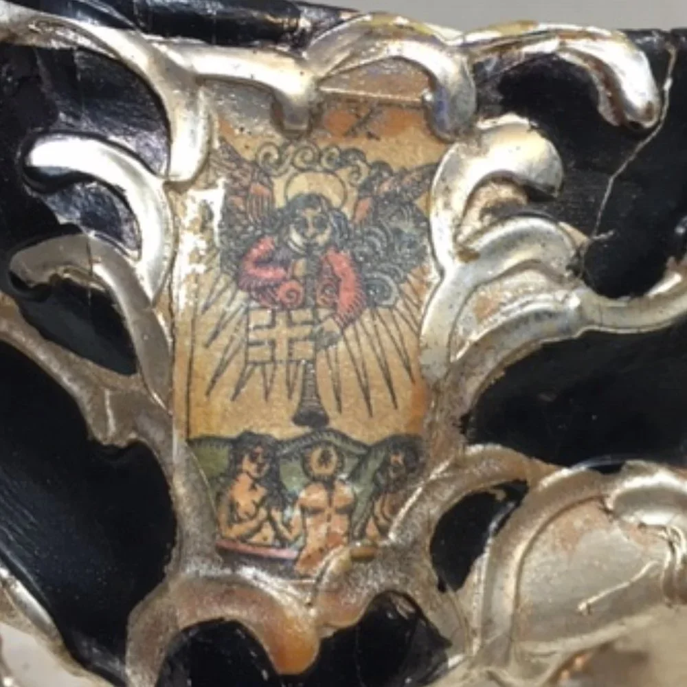 Unique Carnival Venetian Mask Doctor of The Plague w/Gold Embellishment & Pics